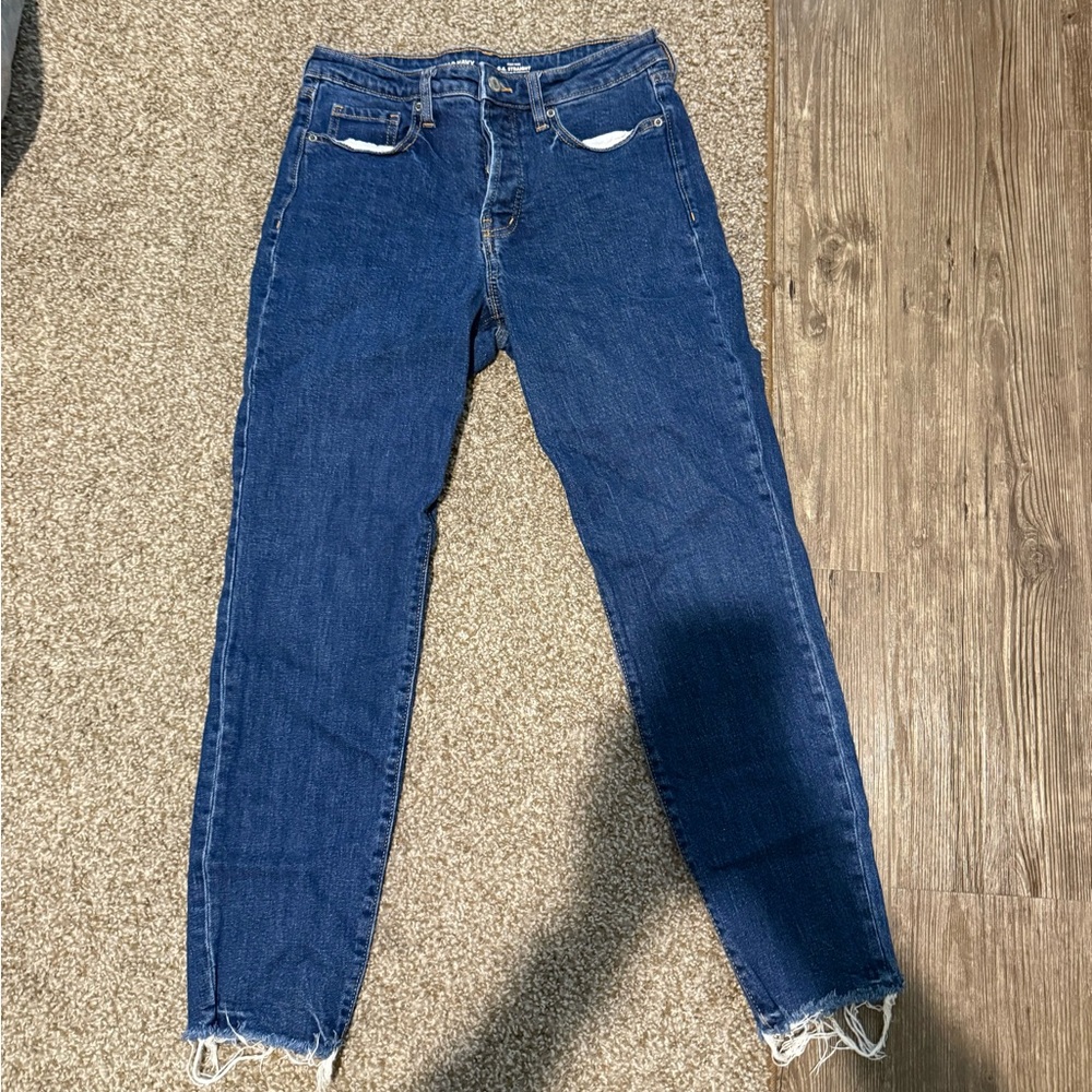 Old Navy Women's Cropped Blue Jeans